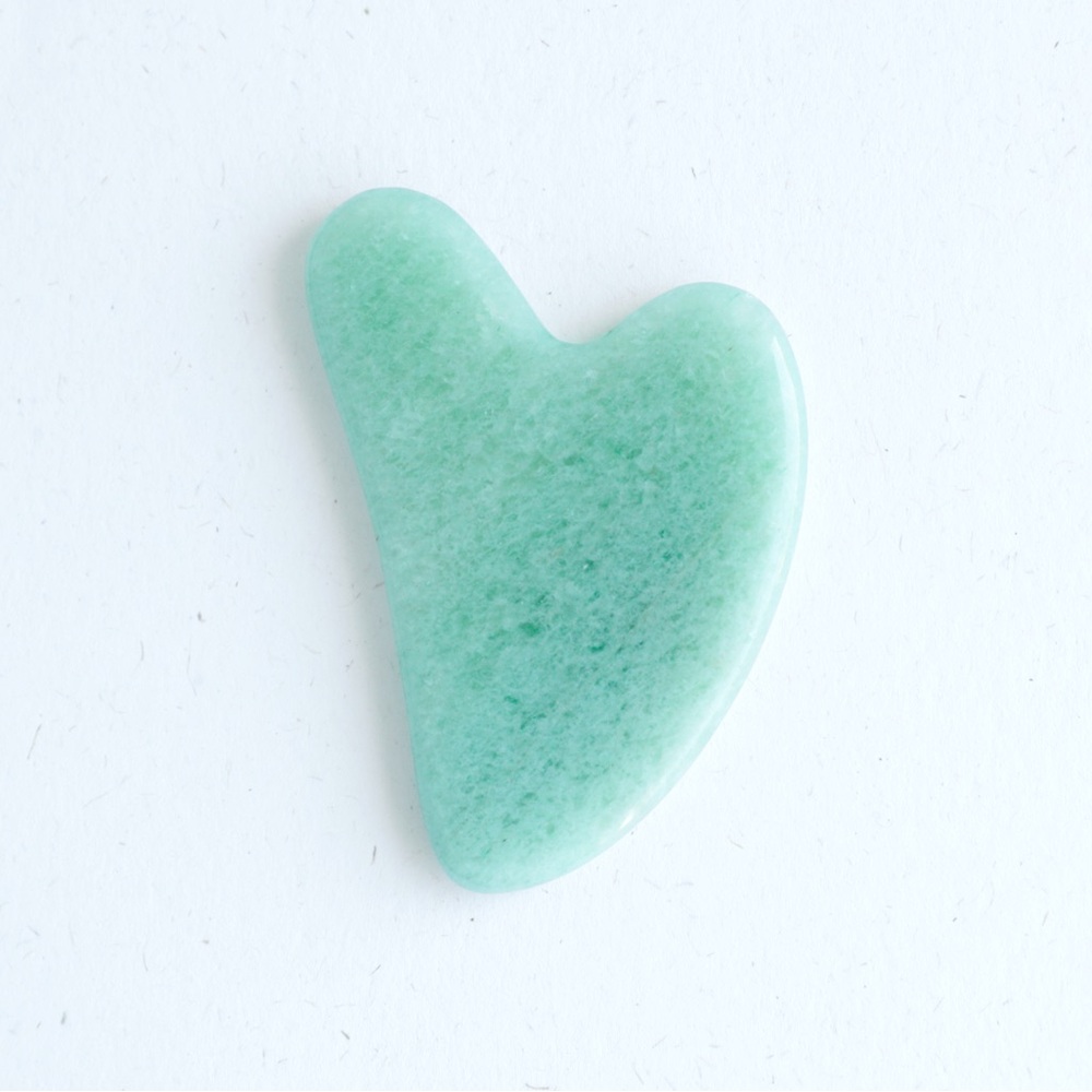Green Adventurine Gua Sha Stone Crystal Facial Tool Beauty Skincare